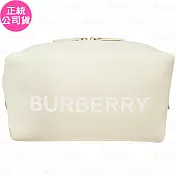 BURBERRY 米色太空棉化妝包(公司貨)