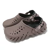 Crocs 洞洞鞋 Echo Clog 男鞋 女鞋 松露色 波波克駱格 休閒鞋 涼拖鞋 卡駱馳 2079370LF 22cm TRUFFLE