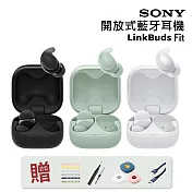 【SONY 索尼】LinkBuds Fit 真無線降噪耳機 WF-LS910N (贈線材綁帶+3C清潔筆+線材收納盒+TC充電線)  白色