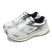 Skechers 慢跑鞋 Go Run Consistent 2.0-Volt 男鞋 白 銀 緩衝 回彈 運動鞋 220883OFWT 26cm OFF WHITE