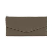 J II 長夾-柔軟牛皮信封3折長夾-5902-31 摩卡色