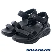 SKECHERS D’LUX WALKER 女 休閒涼鞋-119828BBK US6 黑色