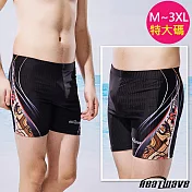 Heatwave熱浪 加大特大泳褲 五分黑彩(M-3XL)315 M