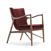 House of Finn Juhl 45 Chair 扶手椅 (胡桃木 / Nevada 勃根地皮革)