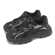 Puma 休閒鞋 Pulsar Lite Shimmery W 女鞋 黑 厚底 增高 老爹鞋 40372002 22.5cm BLACK