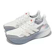 adidas 慢跑鞋 Ultraboost 5 男鞋 白 灰 緩震 路跑 愛迪達 JH9070 29.5cm WHITE/GREY