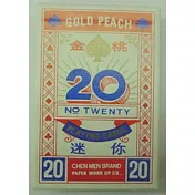 超級金桃 迷你撲克牌 24打 / 箱 No.20 紅