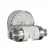 JIAGO 吸盤式蓮蓬頭架 透明白