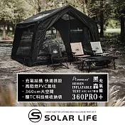 Camping ACE野樂 黑森充氣帳 泰坦360PRO+ ARC-647 贈延伸客廳帳.6-8人帳 炊事帳 充氣帳篷 速搭帳快速帳 基地帳