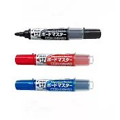 【PILOT 百樂】可換卡水白板筆-中字 2.3mm 40支/件 WMBM-12L(紅、黑、藍) 黑
