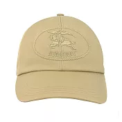 BURBERRY騎士標誌棒球帽(任選) 米色/S