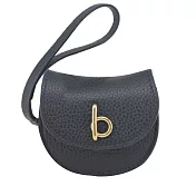 BURBERRY 粒面小牛皮AirPods 保護殼 黑色