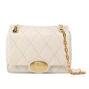 BURBERRY Strand 小號鏈帶斜背包 米白