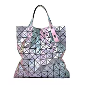 ISSEY MIYAKE 三宅一生 BAOBAO PRISM 10×10色彩錯覺手提袋-(多色選) 銀底