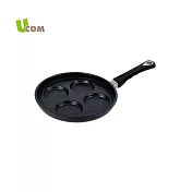 【瑞康屋UCOM】德國AMT黑魔法單柄平底鍋26CM(可烤鬆餅/煎蛋/甜甜圈)