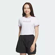 ADIDAS S GFX TEE 女短袖上衣-KC5435 XS 紫色