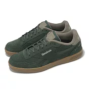 Reebok 休閒鞋 Court Advance 男鞋 綠 棕 低筒 麂皮 100229939 29cm GREEN/SILVER/GREY