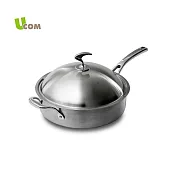 【瑞康屋UCOM】新都會多層複合平底鍋單柄30CM
