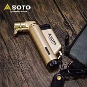 日本SOTO L型填充式掌中點火器 ST-A486限定系列 - 月耀金(ST-A486GLEXP)
