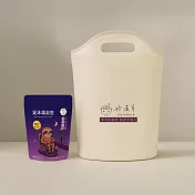 【好漢草】感溫摺疊足浴袋+足沐湯浴包PLUS-足好眠 (公主泡腳收納桶養生泡腳包)