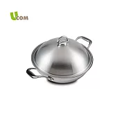 【瑞康屋UCOM】新都會複合金萬用鍋雙耳28cm