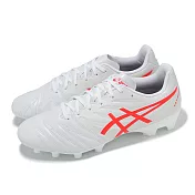 Asics 足球鞋 Ultrezza Club 3 2E 寬楦 男鞋 白 紅 皮革 抓地 運動鞋 亞瑟士 1101A059102 25.5cm WHITE/FLASH RED