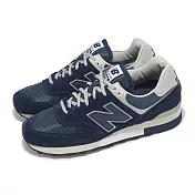 New Balance 休閒鞋 576 男鞋 女鞋 藍 灰 35週年紀念款 英製 麂皮 緩震 NB 紐巴倫 OU576ANN-D 26.5cm NAVY/GREY