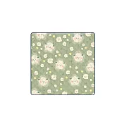 【野一夏】可機洗防水折疊野餐墊200x200cm 大尺寸地墊 加厚防潮墊 戶外露營 親子 防濕墊 -棉花羊