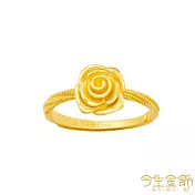 今生金飾 繁花戒 黃金戒指