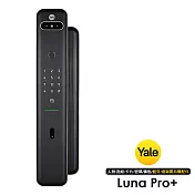 Yale 耶魯 Luna Pro+ 人臉辨識推拉智能電子鎖(附基本安裝) 香檳金