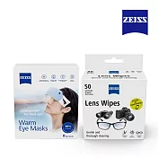 ZEISS 蔡司 蒸氣眼罩8入+ 光學拭鏡紙50入 (可舒緩眼睛疲勞)