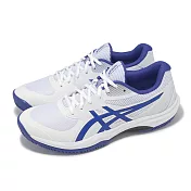 Asics 網球鞋 Game FF 男鞋 白 藍 輕量 回彈 運動鞋 亞瑟士 1041A489103 25.5cm WHITE/DARK COBALT