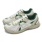 Asics 休閒鞋 JOG 100S 男鞋 女鞋 米 綠 拼接 緩衝 復古 亞瑟士 1203A741200 24cm PALE OAK/PURE SILVER