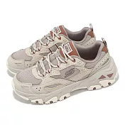 Skechers 休閒鞋 D Lites Hiker-Echo Lake 女鞋 米 拼接 緩衝 山系 老爹鞋 180134TPMT 22.5cm TAUPE/MULTI