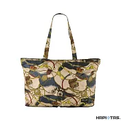 【HAPI+TAS】日本原廠授權 摺疊托特包- 藍色馬車