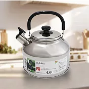 日本進口IH不鏽鋼廣口笛音壺-4.6L