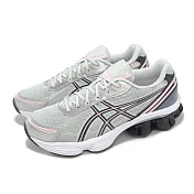 Asics 休閒鞋 GEL-Kinetic Fluent 男鞋 灰 粉紅 復古跑鞋 亞瑟膠 亞瑟士 1203A591023 26.5cm GREY/PINK