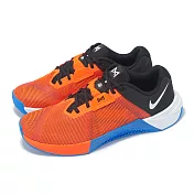 Nike 訓練鞋 Metcon 10 男鞋 橘紅 藍 健身 重訓 運動鞋 HJ1875-802 25.5cm ORANGE/BLUE