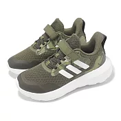adidas 慢跑鞋 FortaRun 3.0 EL C 中童 小朋友 綠 白 魔鬼氈 運動鞋 愛迪達 IH7704 16.5cm GREEN/WHITE