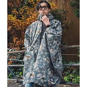 日本 KiU 第二代 成人日常斗篷雨衣 內側TPU防水膜 耐水壓10000mm H2O 叢林探險 405-517