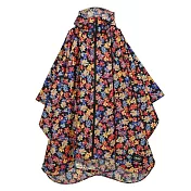 日本 KiU 第二代 成人日常斗篷雨衣 內側TPU防水膜 耐水壓10000mm H2O 霍爾茨花 405-526