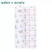 【Aden & Anais】經典多功能包巾2入 鄉間小花