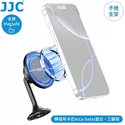 JJC有無MagSafe手機皆適磁吸式支架Arca-Swiss底座MS-ARB2(附磁鐵貼紙&1/4＂螺孔;相容阿卡式快拆板;相容三腳架.自拍棒)