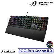 ASUS 華碩 ROG Strix Scope II X 電競鍵盤 (雪軸/風暴軸) 雪軸