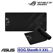 ASUS 華碩 ROG Sheath II XXL 大尺寸電競滑鼠墊 黑色