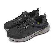 Skechers 休閒鞋 Slade Ultra-Peralto 男鞋 黑 灰 皮革 抓地 支撐 運動鞋 210925BLK 26cm BLACK