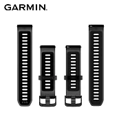GARMIN Quick Release 22mm 矽膠錶帶  透礦黑