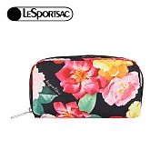 LeSportsac 2025夏季新品 Rectangular Cosmetic 長形化妝包(6511) HD53繁花派對