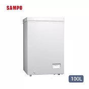 【SAMPO聲寶】100公升變頻臥式冷凍櫃 SRF-100D ✔送基本安裝✔舊機回收