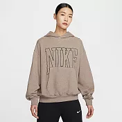 NIKE AS W NSW STREET OOS PO HDY 女連帽上衣-HQ5888233 XS 棕色